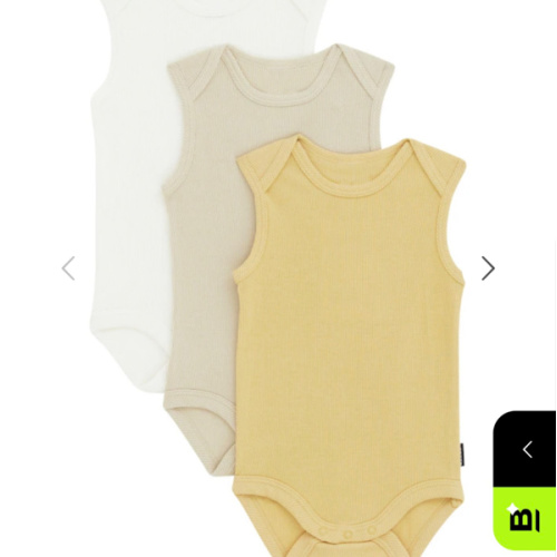 Bonds Rib Singletsuit 3 Pack | Baby Baby Bodysuit | BWDFA