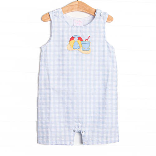 By the Beach Applique Jon Jon, Blue – Stitchy Fish