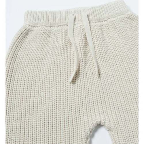 Chunky Tennis Lounge Pants, Ecru - 7AM Enfant | Maisonette