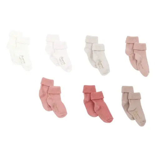 Bonpoint - Set of 7 Socks - Pink | Smallable