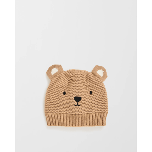 Baby Embroidered Bear Beanie