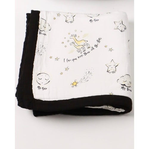 Willow and Willard Baby Muslin Cotton Baby Blanket, Boy or Girl, 0-5yrs