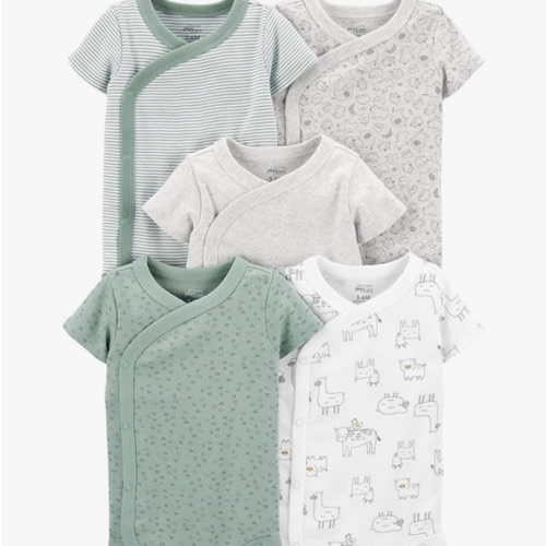 Simple Joys by Carter's unisex-baby 5-pack Side Snap Short-sleeve Bodysuit