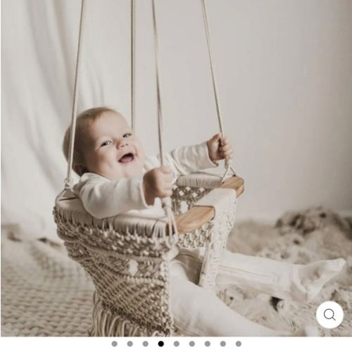 Finn and Emma Macrame Swing | Modern Nursery™