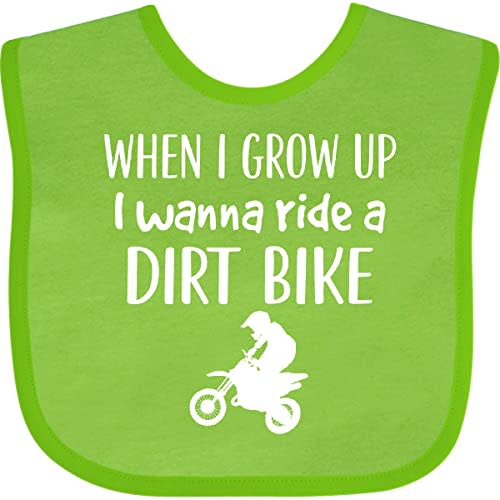 inktastic Dirt Biking Motocross Future Dirt Biker Baby Bib