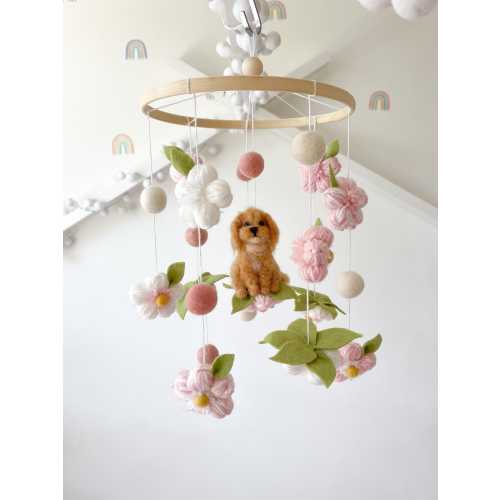 Custom Pet Baby Mobile | Personalised Nursery Decor | Baby Shower Gifts
