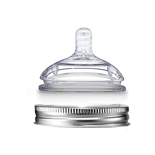 YeeBeny Mason Jar Bottle Nipples, Pacifier Mason Can Lid BPA Free Baby Bottles Nipples Lid Suitable for 7cm Mason jar, Turn Any Mason Jar into a Baby Bottle