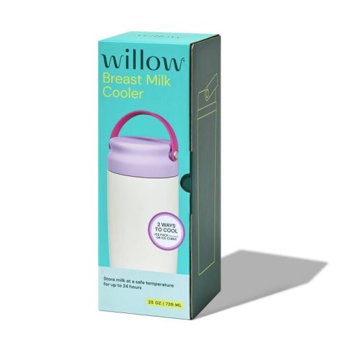 WILLOW Portable Breast Milk Coolers - Pink - 25oz/5pc