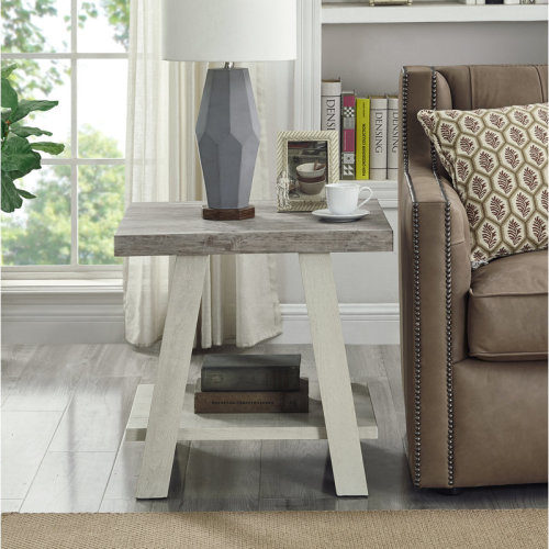 Lark Manor™ Angeleca End Table with Storage Shelf & Reviews | Wayfair