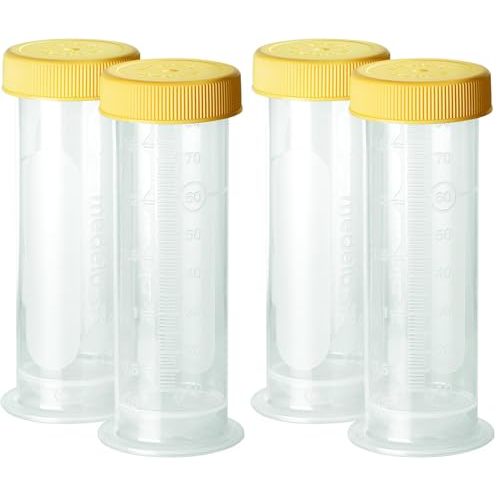 Medela Bottles, 2.7 Ounce, BPA-Free | Breast Milk Storage | Leak-Proof Lids | Freezer Compatible | 12 Count