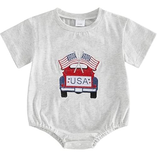 Baby Boy Mallard Duck Outfit Short Sleeve Bubble Romper Waffle Newborn Onesie Infant Toddler Cute Summer Clothes