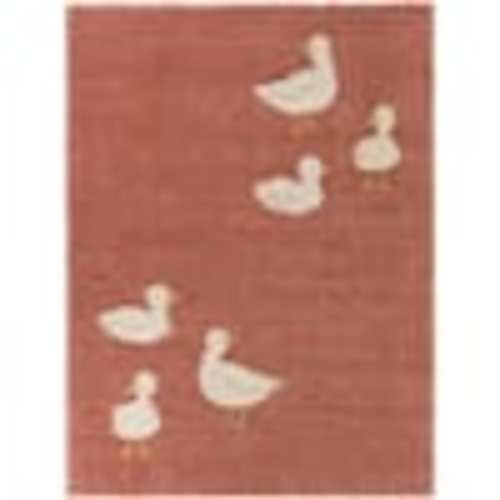 BALTA Featherstone Red 5 ft. x 7 ft. Youth Ducks Area Rug 3145401