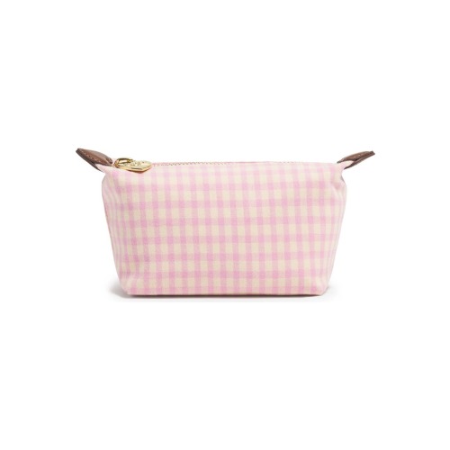 x Liberty Gingham Print Cotton Canvas Pouchette