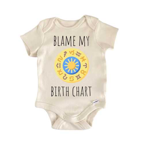Horoscope Zodiac Tarot Onesie® - Cute Funny Clothes Newborn Infant Baby Shower Bodysuit Romper Personalized Outfit