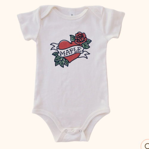 Maple Love Baby Onesie