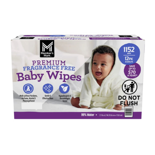 Fragrance Free Wipes