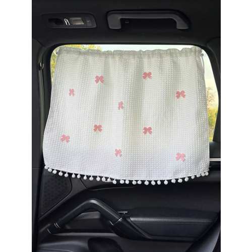 1pc Baby Car Sun Shade, Heat Insulation, Sunshade Curtain, Car Sunshade Pullcord