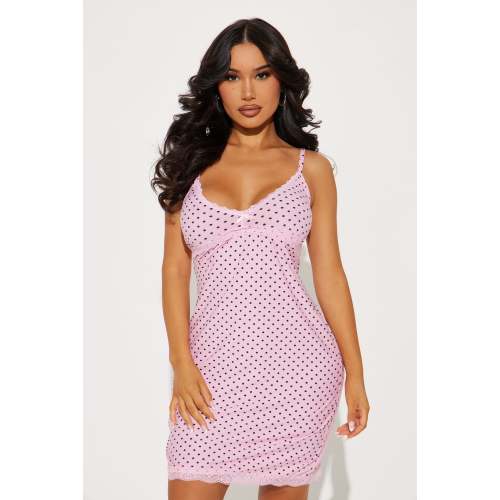 Endless Dreams PJ Sleep Dress - Pink/combo