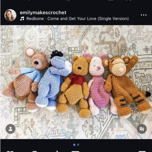 My Links • @emilymakescrochet • Milkshake Website Builder