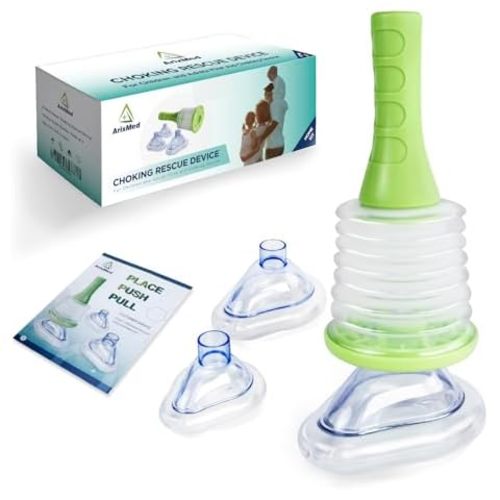 LifeVac Choking Rescue Device for Kids and Adults | Portable Airway Assist & First Aid Choking Device | Home Kit