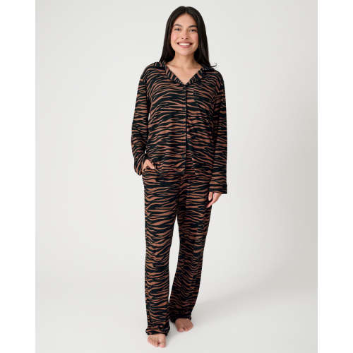 Wild Stripes Women's Long Sleeve Pajama Set