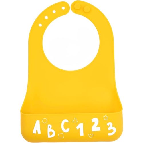 Bella Tunno Little Bites Bib – Silicone Baby Bibs for Infant Girls and Boys Ages 3-12 Months, BPA Free Soft Silicone Bib