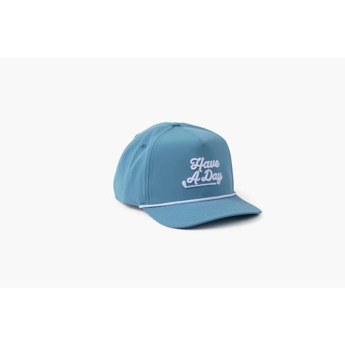 Have A Day Blue Rope Hat