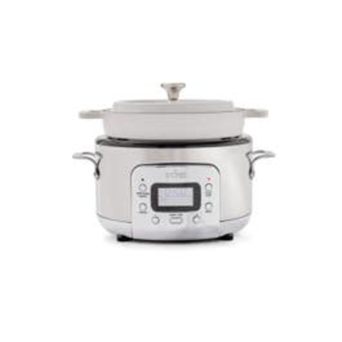 All-Clad 6-in-1 Digital Slow Cooker, Cast Iron Pot – 5 Qt