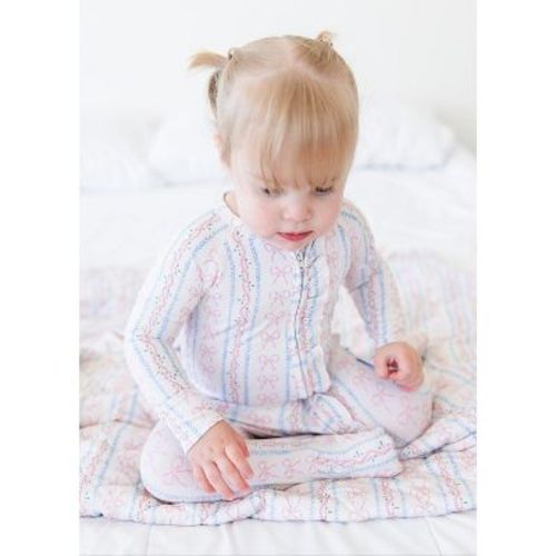 Convertible Romper with Double Zipper | Victorian Whimsy | Charlie Lou Baby