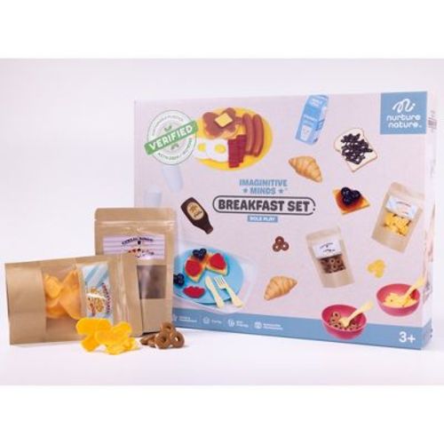 NurtureNature Imaginative Minds - Breakfast Delights Set, 69pc Pretend Play