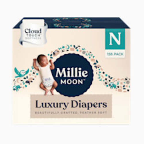 Millie Moon Luxury Diapers - Newborn, 156 Count