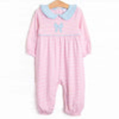 Finishing Touch Applique Romper, Pink – Stitchy Fish
