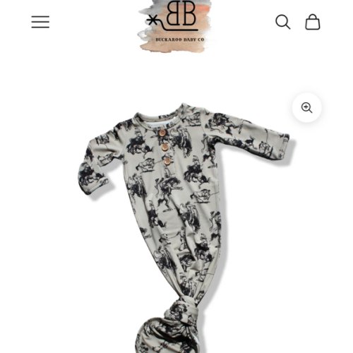 Bronc Lessons Knotted Gown