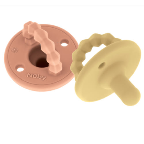 Silicone Softees Pacifier & Teether (2 Pack)