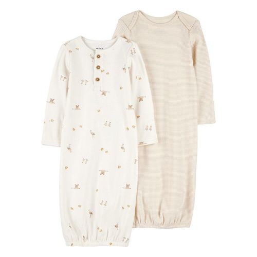 Baby Carter's 2-pk. Long Sleeve Sleeper Gown Set