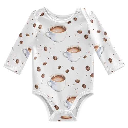 vvfelixl Baby Bodysuits Hanukkah Jewish Holiday Long Sleeve Cotton Baby Clothes for Boys Girls 0-24 Months