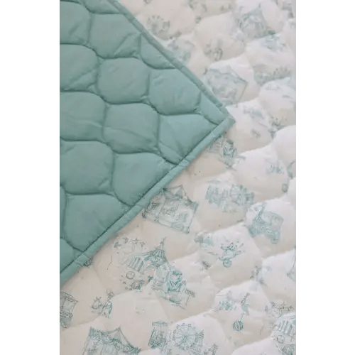 Circus Toile Quilted Playmat