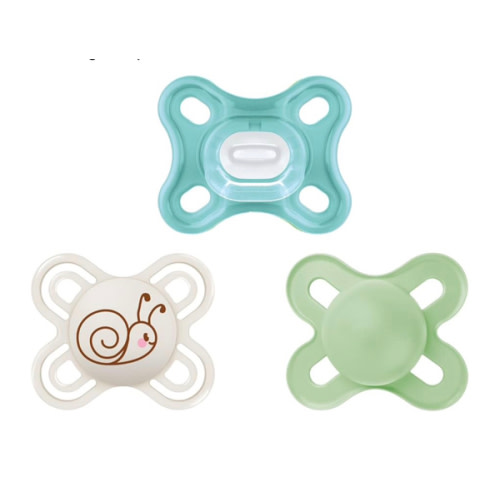 MAM Pacifier Newborn Variety Pack (1 Comfort, 1 Perfect Start, 1 Newborn Original Start) Best Pacifier for Breastfed Babies, 0-3 Months, Unisex, 3-Pack