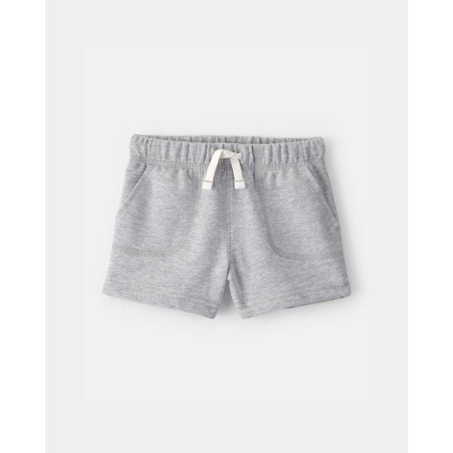 Baby Boy French Terry Shorts - Grey | Carter's