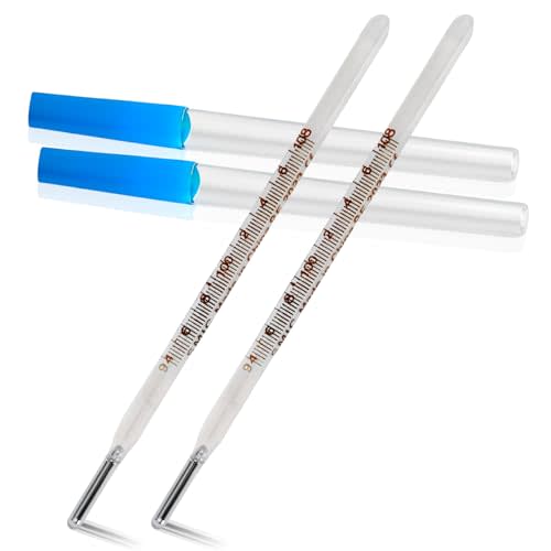 ℉ Oral Thermometer for Adults and Kids 2PCS - Glass Thermometer for Rectal Temperature - Accurate Easy Reading by HARIKA LIFE
