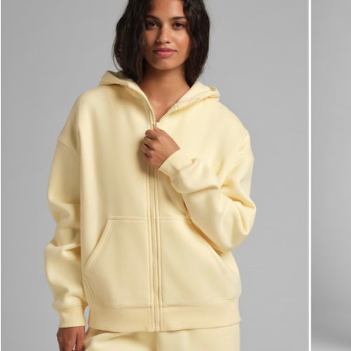 Basic Crop Zip Hoodie | Cropped Zip Up Hoodie | Comfrt