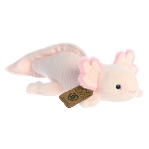 Aurora Large Axolotl Eco Nation Responsibly Made Stuffed Animal Pink 14.5"