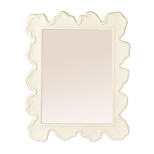 Tallulah Faux Bois Metal Wall Mirror | Wayfair