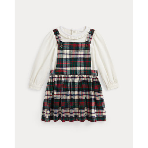 Ralph Lauren Bodysuit & Plaid Dress Set