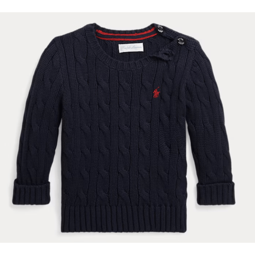 Cable-Knit Cotton Sweater | Ralph Lauren