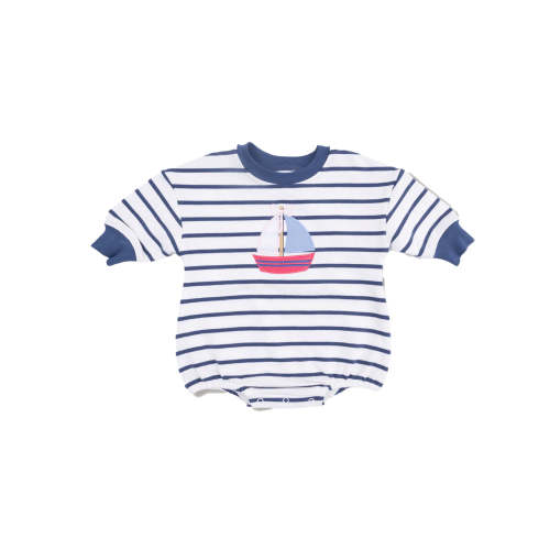 Sweatshirt Bubble, Bubbly Sailboat Pink