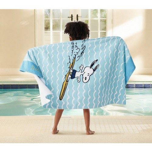 Peanuts® Snoopy® Surf Kid Beach Towel UPF 50+