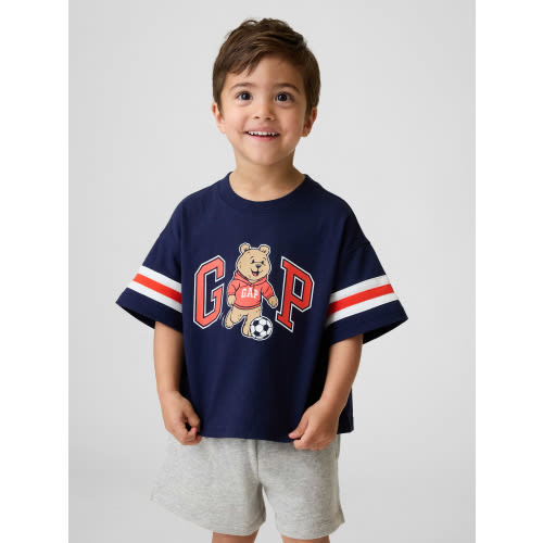 Baby & Toddler Oversized Brannan Bear Varsity Graphic Logo T-Shirt