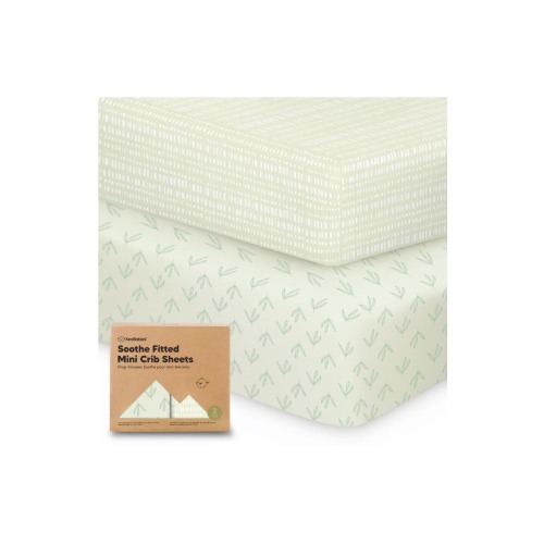 Soothe Fitted Mini Crib Sheet
