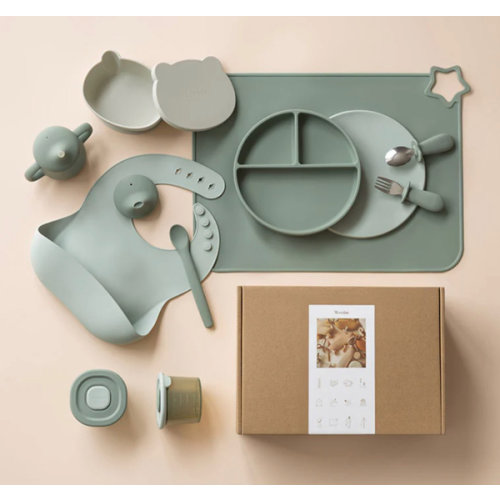 First Bites Gift Set (Sage/Mint)